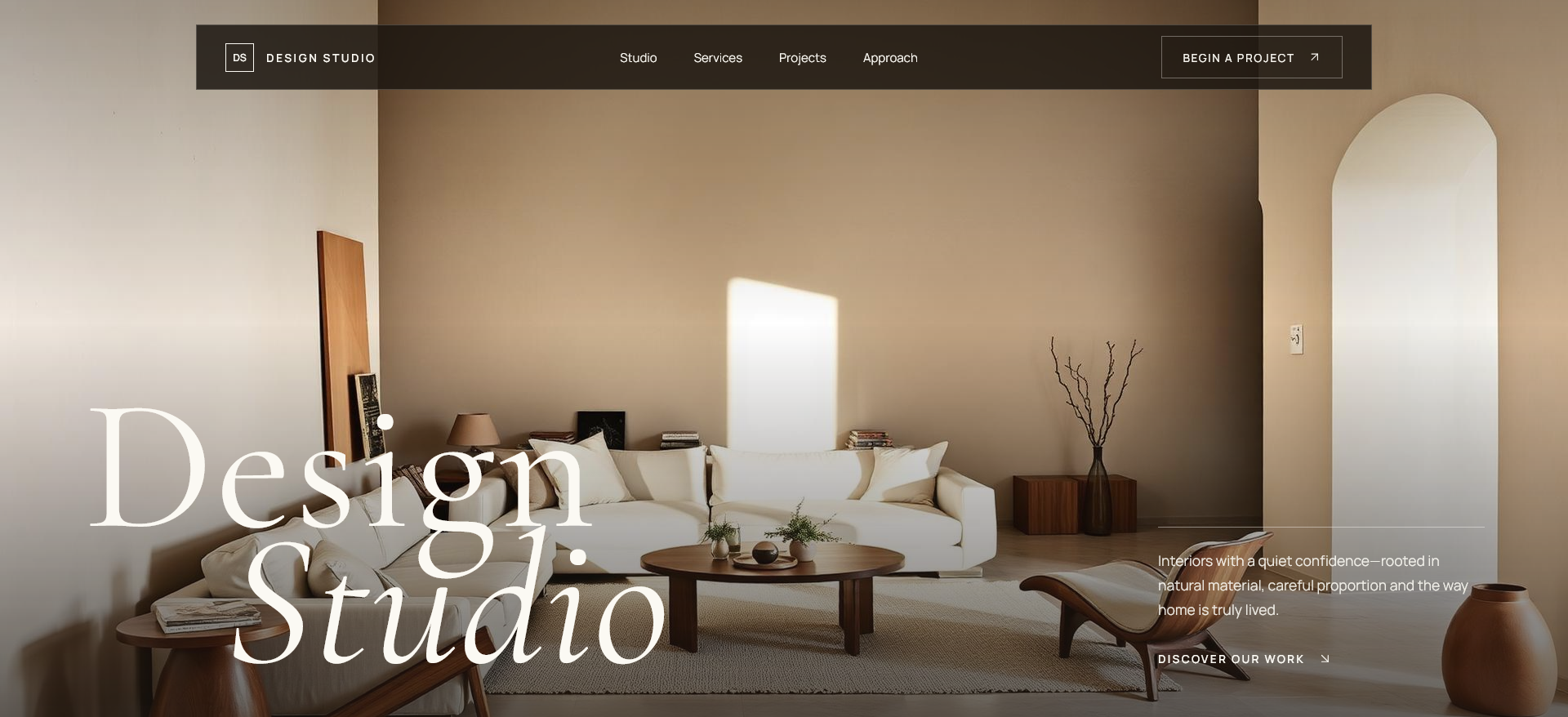 Design Studio website preview